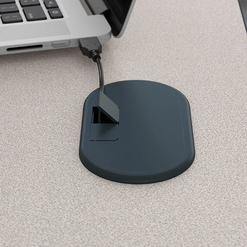 Computer Desks*Bush Business Furniture Cubix 60"W Desk, Slate/White Spectrum (WC8460A)