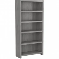 Bookcases*Bush Business Furniture Echo 5 Shelf Bookcase, Modern Gray (KI60404-03)