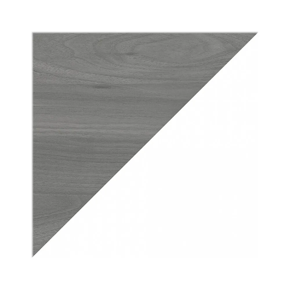 Office Desks*Bush Business Furniture Echo 56W Bookcase Desk, Pure White/Modern Gray (KI60507-03)