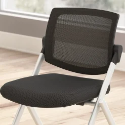 Folding & Stacking*Bush Business Furniture Envision Mesh Folding Chairs, Black, 2/Set (CH4002BLF-03)