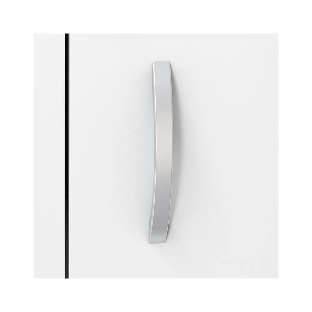 Bookcases*Bush Business Furniture Easy Office 72.79" 5-Shelf Bookcase with Doors, White Laminated Wood (EO106WH)