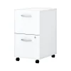 File Cabinets*Bush Business Furniture Easy Office 2-Drawer Mobile Vertical File Cabinet, Letter/Legal Size, Lockable, Pure White (EO108WHSU)