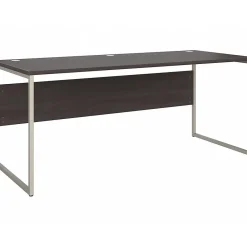 Computer Desks*Bush Business Furniture Hybrid 72"W Computer Table Desk with Metal Legs, (HYD373SG) Storm Gray