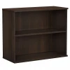 Bookcases*Bush Business Furniture 29"H 2-Shelf Bookcase with Adjustable Shelf, Black Walnut (BK3036BW)