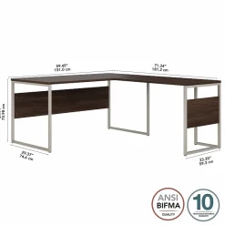 L-Desks*Bush Business Furniture Hybrid 60