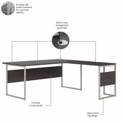 L-Desks*Bush Business Furniture Hybrid 72