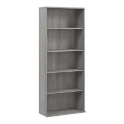 Bookcases*Bush Business Furniture Hustle Tall 5 Shelf Bookcase, Platinum Gray (HUB230PG)