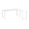 L-Desks*Bush Business Furniture Hustle 72"W L Shaped Computer Desk with Metal Legs, White (HUS001WH)