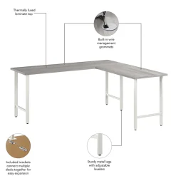 L-Desks*Bush Business Furniture Hustle 72