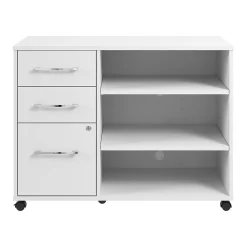 File Cabinets*Bush Business Furniture Hustle Office Storage Cabinet with Wheels, White (HUF140WH)