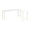 L-Desks*Bush Business Furniture Hustle 72"W L Shaped Computer Desk with Metal Legs, White (HUS002WH)