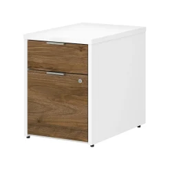File Cabinets*Bush Business Furniture Jamestown 2-Drawer Vertical File Cabinet, Letter/Legal, Fresh Walnut/White, 23.66" (JTF116FWWHSU)