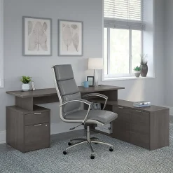 File Cabinets*Bush Business Furniture Jamestown 2-Drawer Vertical File Cabinet, Locking, Letter/Legal, Storm Gray, 23.66