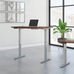Standing Desks*Bush Business Furniture Move 60 Series 48"W Electric Height Adjustable Standing Desk, Hansen Cherry (M6S4824HCSK)