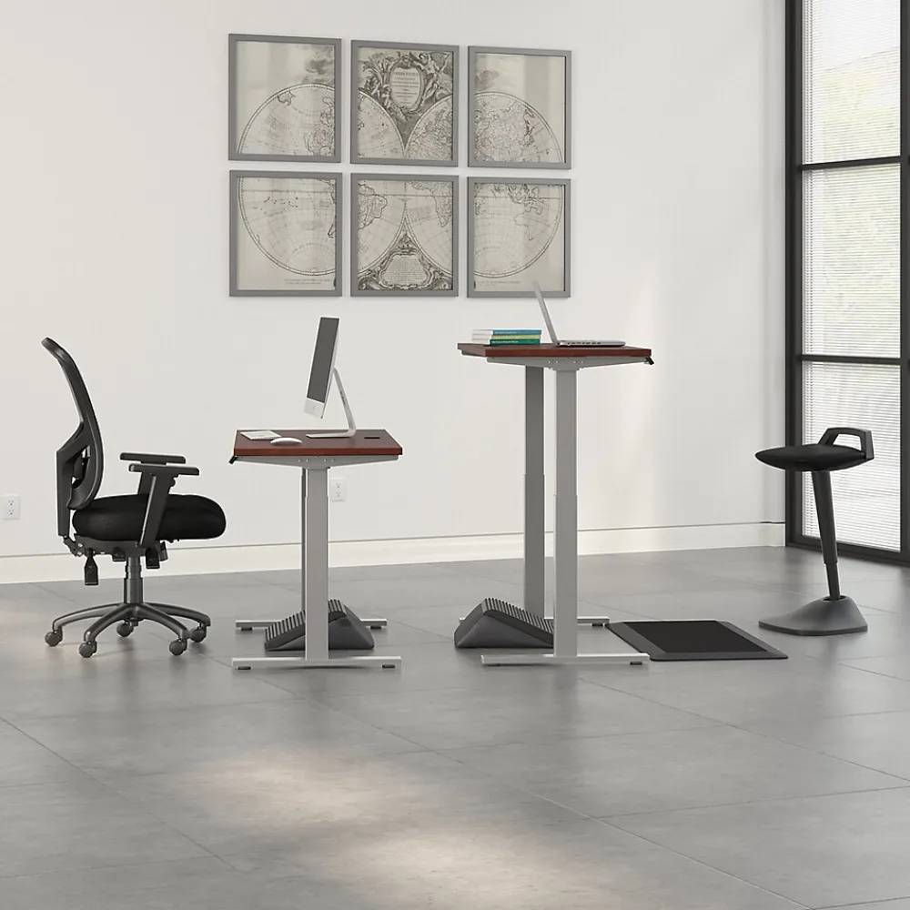 Standing Desks*Bush Business Furniture Move 60 Series 48"W Electric Height Adjustable Standing Desk, Hansen Cherry (M6S4824HCSK)