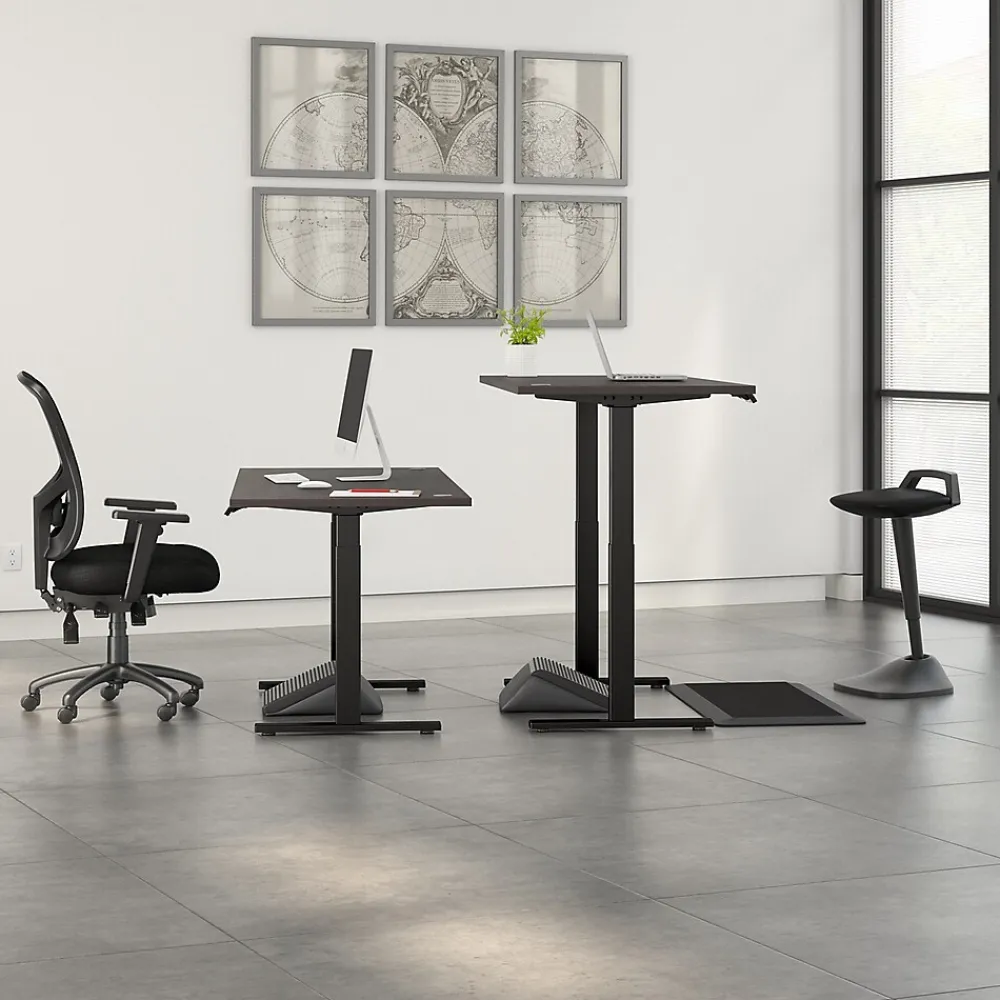 Standing Desks*Bush Business Furniture Move 60 Series 72"W Electric Height Adjustable Standing Desk, Storm Gray (M6S7230SGBK)