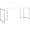 Corner Desks*Bush Business Furniture Method 72"W Table Desk, White (KI70207K)