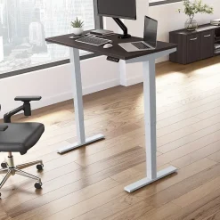 Standing Desks*Bush Business Furniture Move 40 Series 48"W Electric Adjustable Standing Desk, Storm Gray/Cool Gray Metallic (M4S4824SGSK)