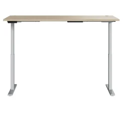 Office Desks*Bush Business Furniture Move 60 Series 72"W Electric Adjustable Standing Desk, (M6S7230NESK) Natural Elm/Cool Gray Metallic