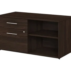 Storage Cabinets*Bush Business Furniture Office 500 23.2" Storage Cabinet with 2 Shelves, Black Walnut (OFS145BW)