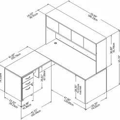 L-Desks*Bush Business Furniture Studio C 72