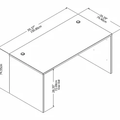 Office Desks*Bush Business Furniture Studio C 60