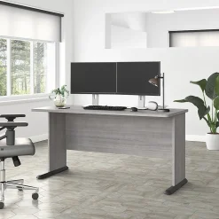 Office Desks*Bush Business Furniture Studio A 60"W Computer Desk, (SDD160PG) Platinum Gray