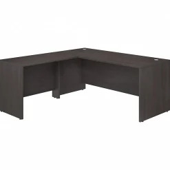 L-Desks*Bush Business Furniture Studio C 72"W L Shaped Desk with Return, (STC049SG) Storm Gray