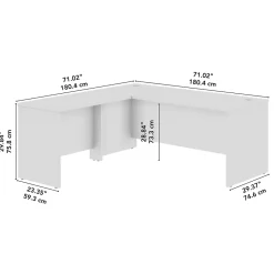 L-Desks*Bush Furniture Bush Business Furniture Studio C 72