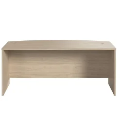 Computer Desks*Bush Furniture Bush Business Furniture Studio C 72"W Bow Front Desk, Natural Elm (SCD172NE)