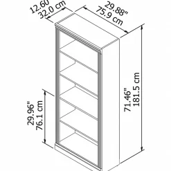 Bookcases*Bush Business Furniture Saratoga 72