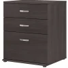 Storage Cabinets*Bush Business Furniture Universal 34" Floor Storage Cabinet with 3 Drawers, Storm Gray (UNS328SG)
