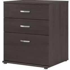 Storage Cabinets*Bush Business Furniture Universal 34" Floor Storage Cabinet with 3 Drawers, Storm Gray (UNS328SG)