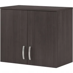 Storage Cabinets*Bush Business Furniture Universal 24" Wall Cabinet with Doors and 2 Shelves, Storm Gray (UNS428SG)
