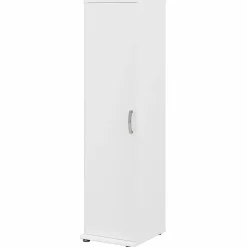 Storage Cabinets*Bush Business Furniture Universal 62" Tall Narrow Storage Cabinet with Door and 3 Shelves, White (UNS116WH)
