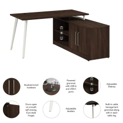 L-Desks*Bush Business Furniture Vista 60