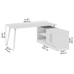 L-Desks*Bush Business Furniture Vista 72