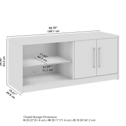 Storage Cabinets*Bush Business Furniture Vista Low Storage Cabinet with Doors and Shelves, Black Walnut (VSS160BW)