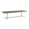 Conference Room Tables*Bush Business Furniture 120W x 48D Boat Shaped Conference Table with Metal Base, Modern Hickory (99TBM120MHSVK)
