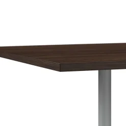Conference Room Tables*Bush Business Furniture 120W x 48D Boat Shaped Conference Table with Metal Base, Black Walnut (99TBM120BWSVK)