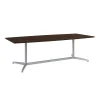 Conference Room Tables*Bush Business Furniture 96W x 42D Boat Shaped Conference Table with Metal Base, Black Walnut (99TBM96BWSVK)