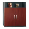 Storage Cabinets*Bush Business Furniture Westfield Half-Height 2 Door Kit, Hansen Cherry, (WC24411)