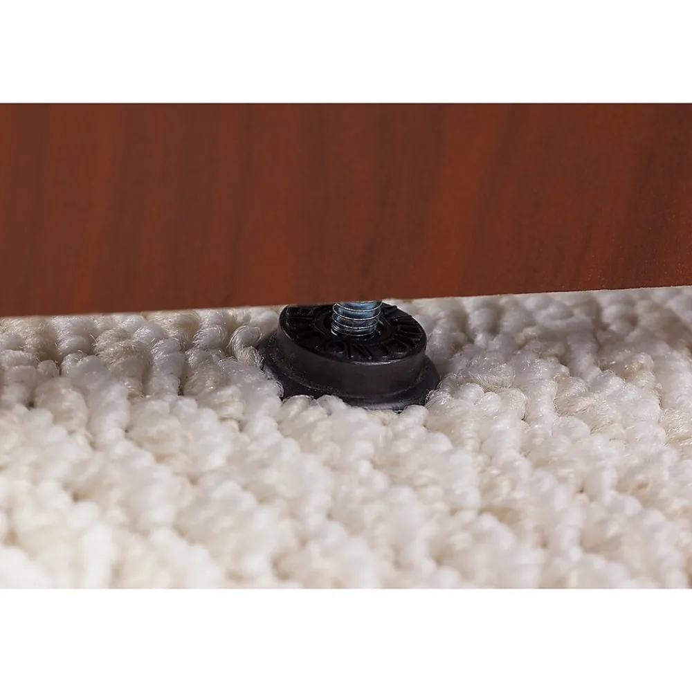 Office Desks*Bush Business Furniture Westfield Bow Front Left Handed U Shaped Desk with Lateral File Cabinet, Hansen Cherry (SRC019HCLSU)