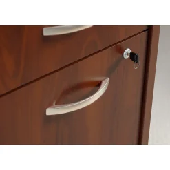 Office Desks*Bush Business Furniture Westfield 60W x 24D Office Desk with Mobile File Cabinet, (SRC025HCSU) Hansen Cherry