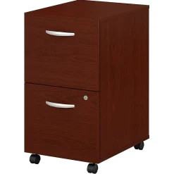 File Cabinets*Bush Business Furniture Westfield 2-Drawer Mobile Vertical File Cabinet, Letter/Legal Size, Lockable, (WC36752SU) Mahogany
