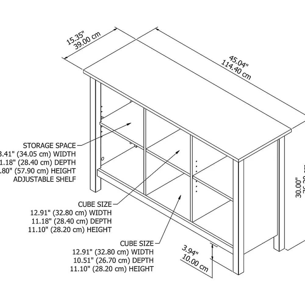 Bookcases*Bush Furniture Broadview 6 Cube Storage Bookcase, Pure White (BDB145WH-03)