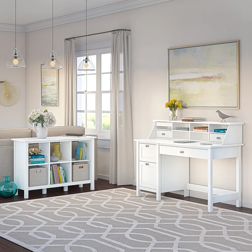 Bookcases*Bush Furniture Broadview 6 Cube Storage Bookcase, Pure White (BDB145WH-03)