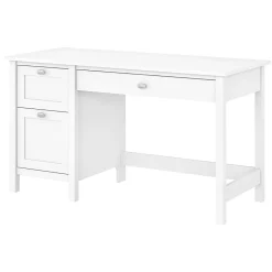 Computer Desks*Bush Furniture Broadview 54"W Computer Desk with Drawers, Pure White (BDD254WH-03)
