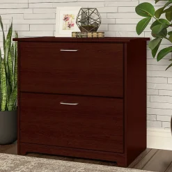File Cabinets*Bush Furniture Cabot Lateral File Cabinet, (WC31480) Harvest Cherry