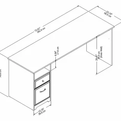Computer Desks*Bush Furniture Cabot 72